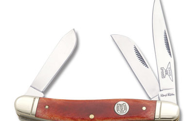 Signature Stockman Smooth Bone Red Handle