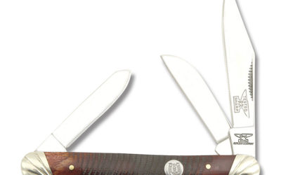 Stockman Brown Sawcut Bone Handle