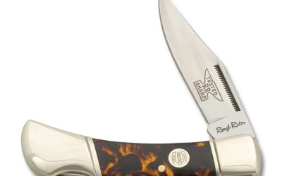 Small Lockback Imitation Tortoiseshell Handle