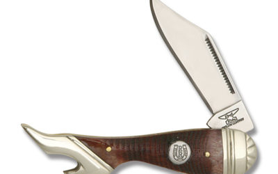 Small Lady Leg Brown Sawcut Bone Handle
