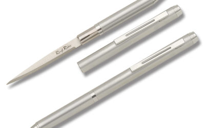 Ink Pen Knife Silver Finish