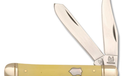 Mini Trapper 3.5 Inch Yellow Composition Handle