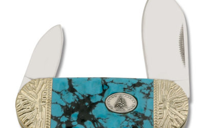 Brian Yellowhorse Arrowhead Baby Elephant Toe Imitation Turquoise Handle