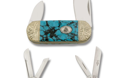 Brian Yellowhorse Arrowhead Baby Elephant Toe and Congress Set