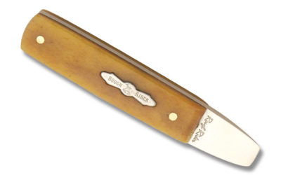 Knife Pick Amber Smooth Bone Handle
