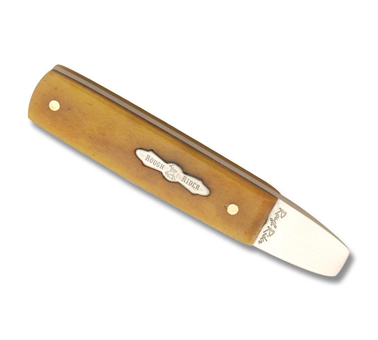 Knife Pick Amber Smooth Bone Handle