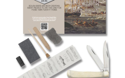 Scrimshaw Trapper Kit Smooth Natural Bone Handle