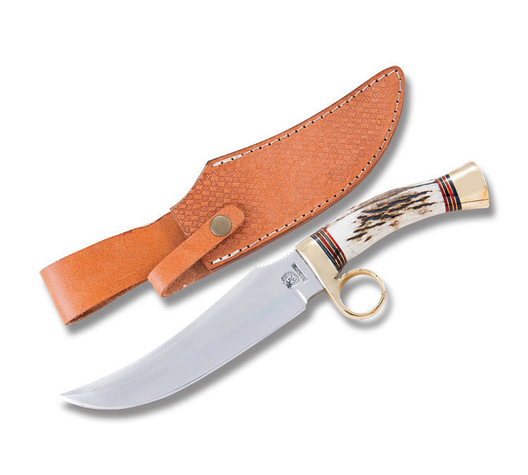 Gamblers Hideout Bowie Stag Handle