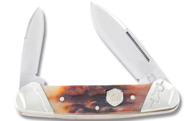 Canoe Brown Stag Bone Handle