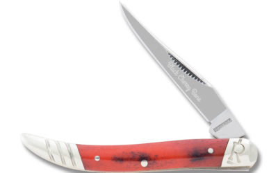 Small Toothpick Black Cherry Smooth Bone Handle