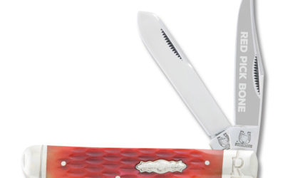 Mini Trapper Red Pick Bone Handle