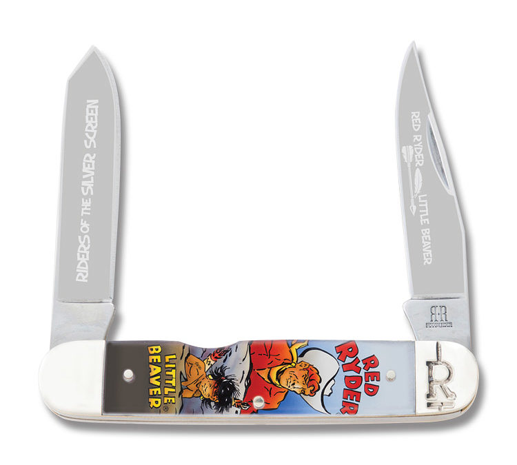 Red Ryder Riders of the Silver Screen 2 Blade Pocketknife