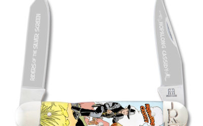 Hopalong Cassidy Riders of the Silver Screen 2 Blade Pocketknife