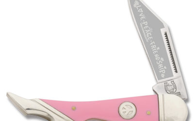 Love Piece Friendship Small Lady Leg Pink Smooth Bone Handle