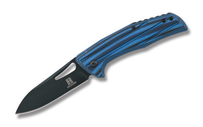 Slip Joint Folder Blue G-10 Handle