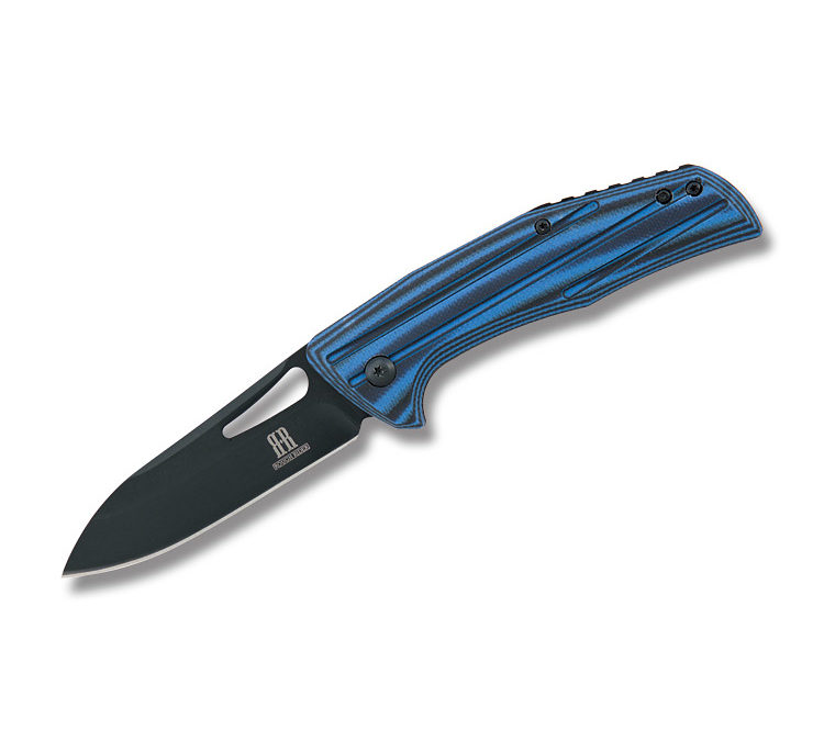 Slip Joint Folder Blue G-10 Handle