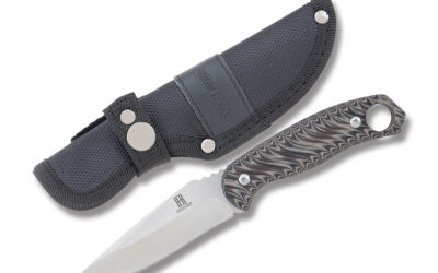 Fixed Blade Black and Tan G-10 Handle