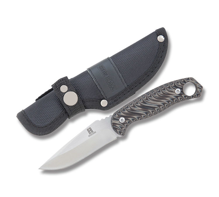 Fixed Blade Black and Tan G-10 Handle