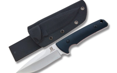 High Quality Medium Tactical Fixed Blade Black G-10 Handle