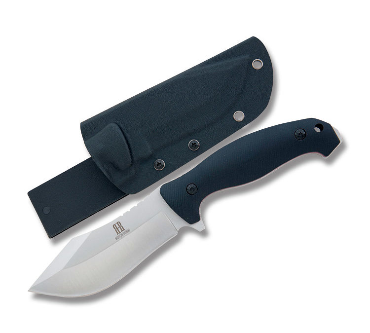 High Quality Large Tactical Fixed Blade Black G-10 Handle