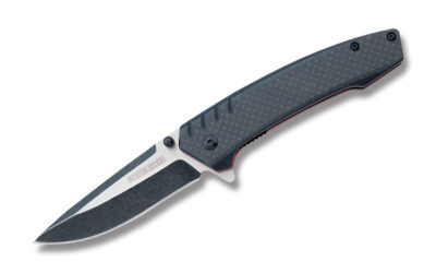 Night Seeker Linerlock Black Carbon Fiber Handle