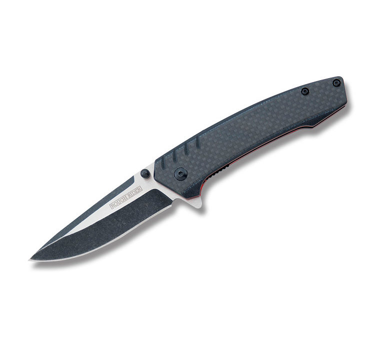 Night Seeker Linerlock Black Carbon Fiber Handle