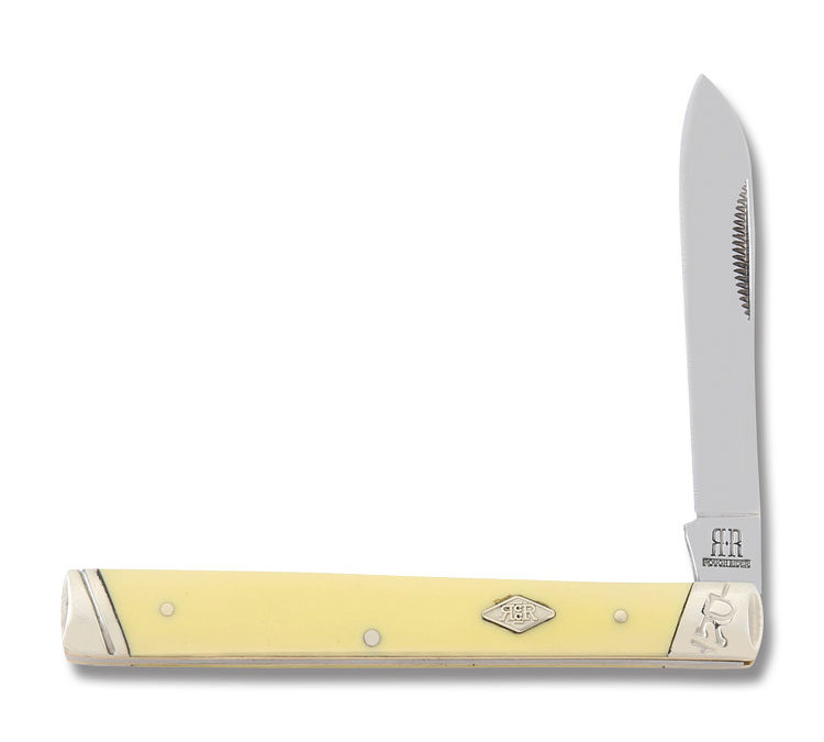 Classic Carbon Doctors Knife Yellow Handle