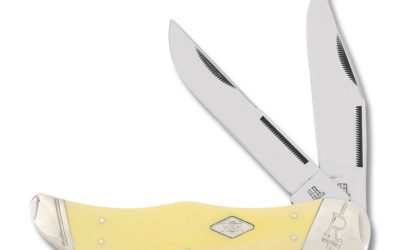 Classic Carbon Folding Hunter Yellow Handle