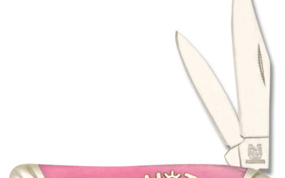 Peanut Hot Pink Smooth Bone Handle