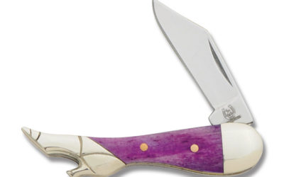 Little Lady Leg Ultra Violet Smooth Bone Handle
