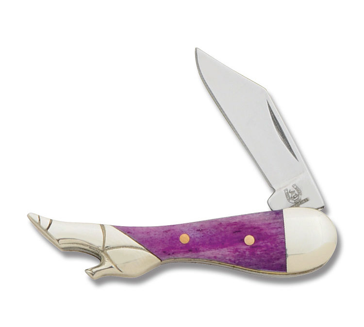 Little Lady Leg Ultra Violet Smooth Bone Handle