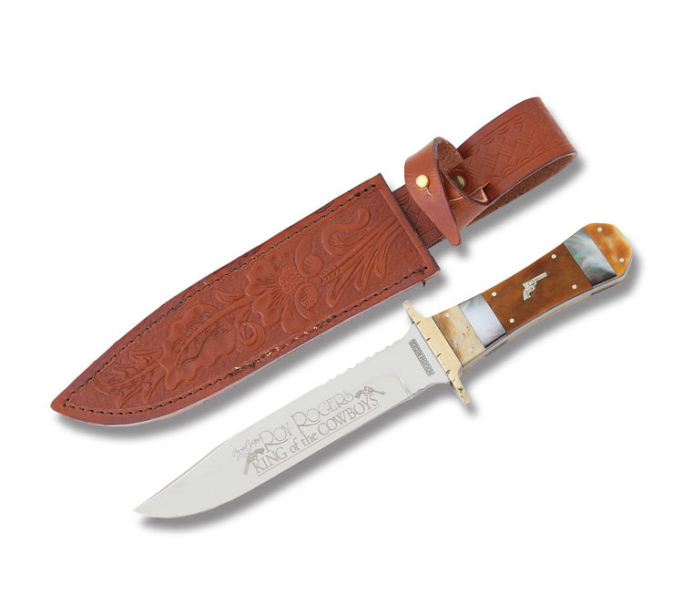 Roy Rogers Custom Bowie Smooth Bone Handle