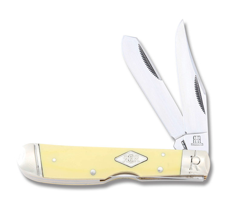 Classic Carbon Mini Trapper Yellow Handle