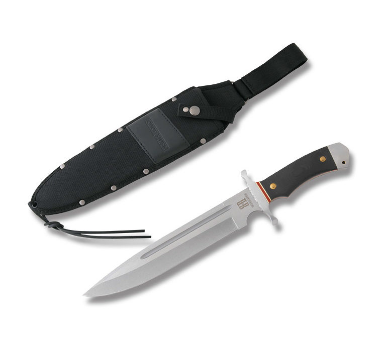 Highland Bowie Black Micarta Handle