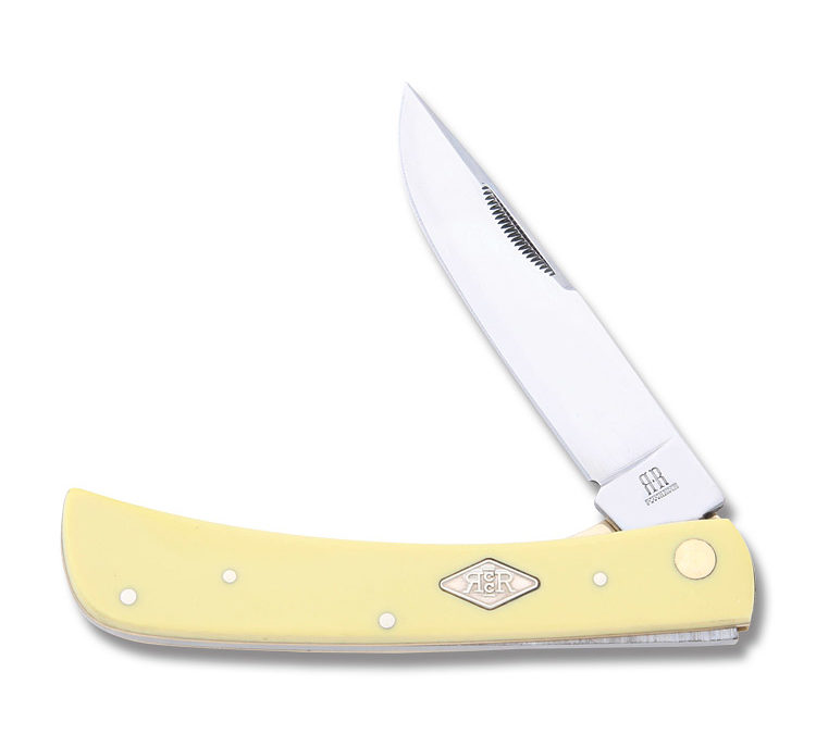 Classic Carbon Utility Linerlock Yellow Handle