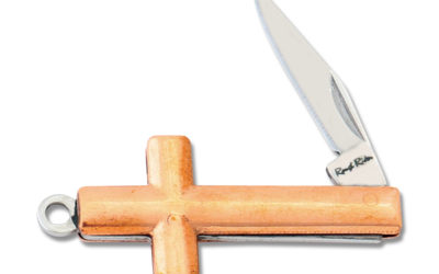 Copper Cross Pendant Knife