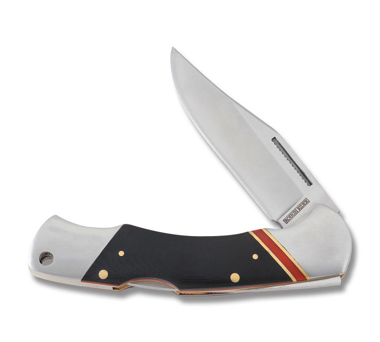 Highland Lockback Black Micarta Handle