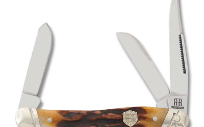 Stockman Brown Stag Bone Handle