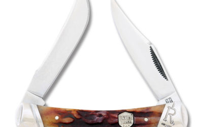 Small Moose Brown Stag Bone Handle