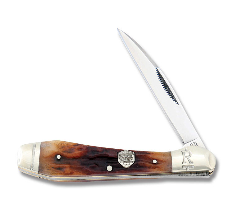 Wharncliffe Brown Stag Bone Handle