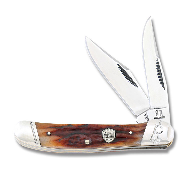 Copperhead Brown Stag Bone Handle