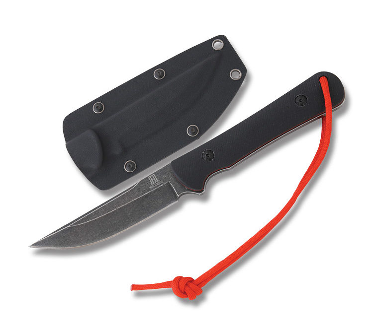 Tactical Fixed Blade Black G10 Handle