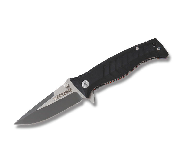 Tactical Linerlock Black G10 Handle